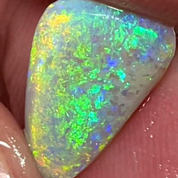 Lightning Ridge Opal Rough/Rub/Preform Dark Base High Grade From the Miners Bench® 2.8cts Lovely Bright Multi fires 14x10x3mm MFB38
