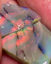 Lightning Ridge Reds on Dark Seam Split opal 33cts Nice size stunning exposed colours 23x15x7mm & 14x12x7mm  MFB46