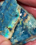 Huge Mulga® Dark Seam opal rough pair 149.75cts Wee Warra plains Greens/Blues with some Yellows Oranges Suit collections or gamble cut  45x43x12mm & 33x20x5mm NEW951