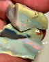 Lightning Ridge Rough  Big Thick Dark Seam Opal Chunks 112cts Bright Multicolours in bars 35x22x18mm & 22x17x16mm  WAC14