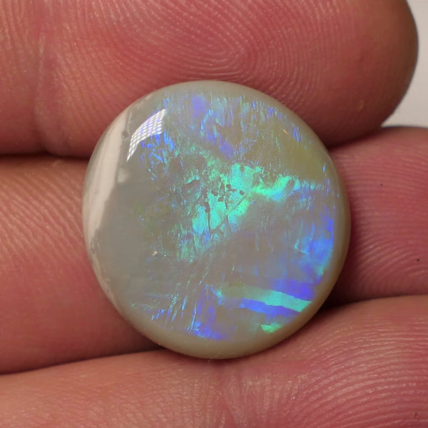 Lightning Ridge Dark Opal Gemstone Huge 14.8cts Jewellery Grade N6 Body Tone B3 Brightness Stunning Vibrant Multifires 20x19x5mm WAC57