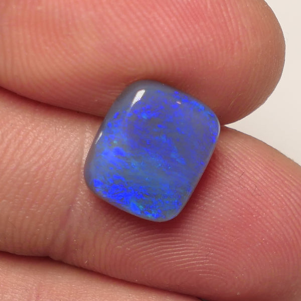Australian Dark Crystal Opal Gemstone 3.9cts Jewellery Grade N6 Body Tone B4 Brightness Gorgeous Blue fires 12x10x4mm WAC59