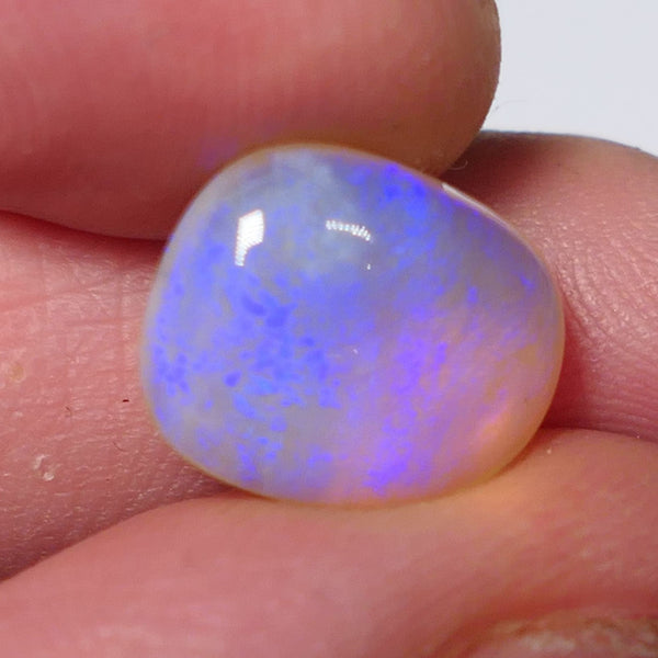 Lightning Ridge Crystal Opal Gemstone 4cts Jewellery Grade N7 Body Tone B3 Brightness Stunning Blues 13x10x4mm 0638