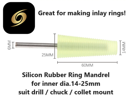 OFM'S PULSAR™ RING MANDREL MULTI FIT FROM 14-25MM SUITABLE FOR MAKING INLAY RINGS
