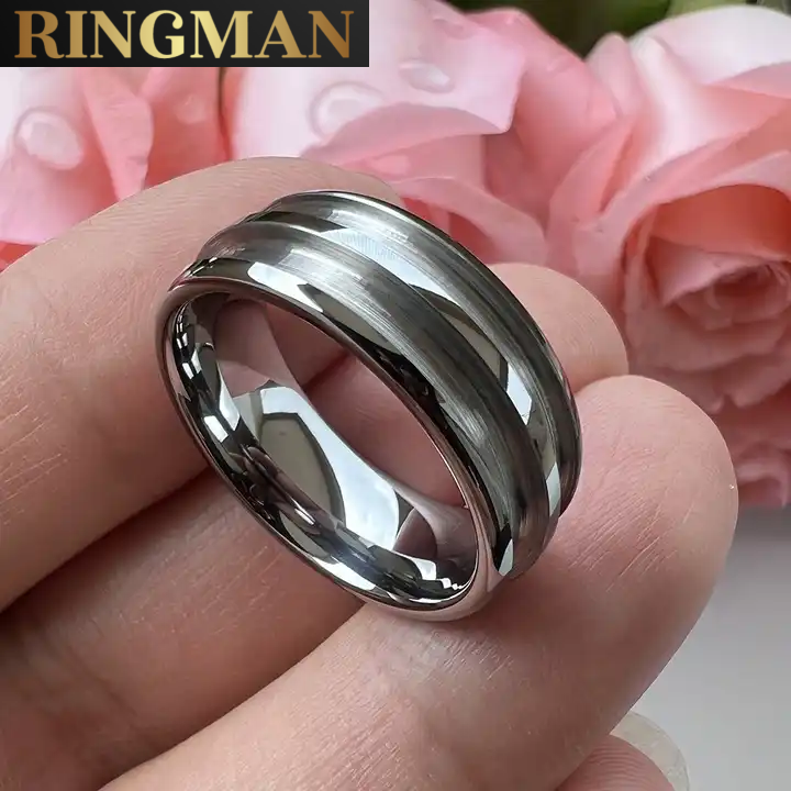 Tungsten ring 2025 blanks for inlay