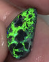 Australian Opal Rough Rub prefrom Gem Grade N3 Black Opal Miners Bench® Snake Skin 2.9cts Lots of Lovely Sharp bright green fires 15x8x3mm WSN42