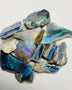 Lightning Ridge Rough Seam Opal Parcel 85cts Black Dark & Crystal High Grade Bright Lovely colourful Select material for cutters 24x12x7mm to 12x4mm WSY78