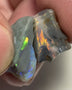 Lightning Ridge Rough Opal 14cts Pair Handpicked Select Semi Black Seams lots of Nice Bright Multi colour fires to Cut / carve & Polish WSB640