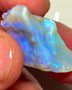 Lightning Ridge Rough Opal 20.5cts Stunning Thick Dark Crystal Seam with Gorgeous fires 27x22x8mm WAD6