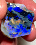 Huge Sized Picture stone rub Black/Dark Seam opal rub/rough 58cts L/Ridge Gorgeous Blues 30x24x12 mm SKU#0896