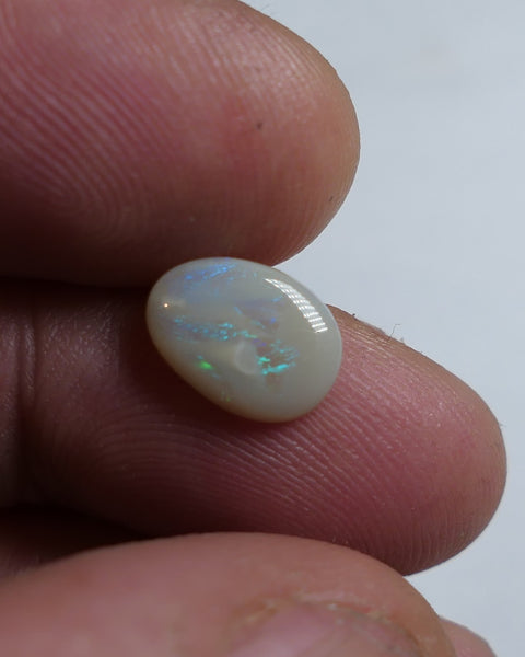 Lightning Ridge Dark opal Polished Gemstone Picture stone 1.1cts Polished ready for setting Some Multi colours 11x7x1.5mm XMAS28