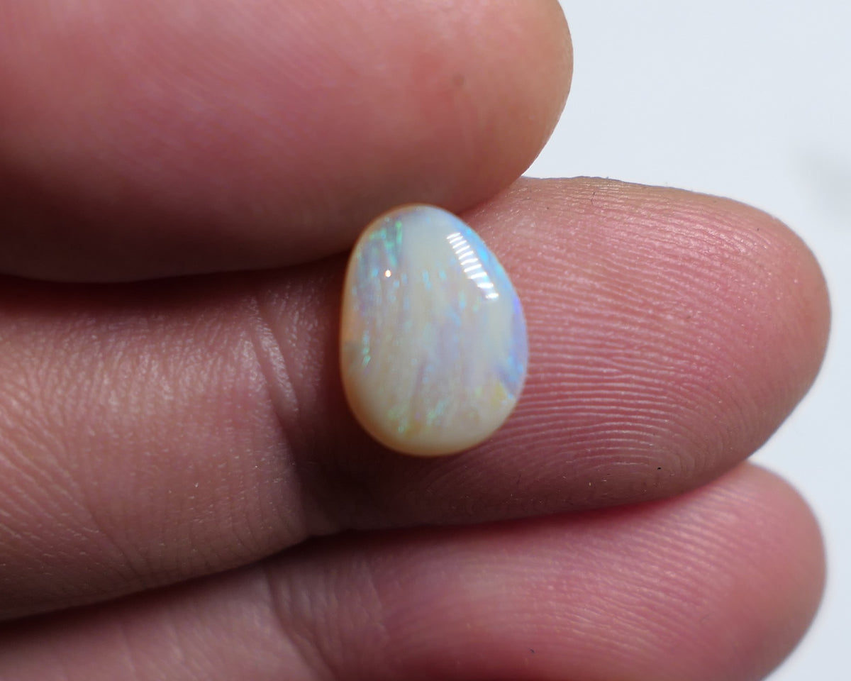 Lightning Ridge Dark opal Polished Gemstone Picture stone 1.45cts Polished ready for setting Some Multi colours 10x7x2mm XMAS29