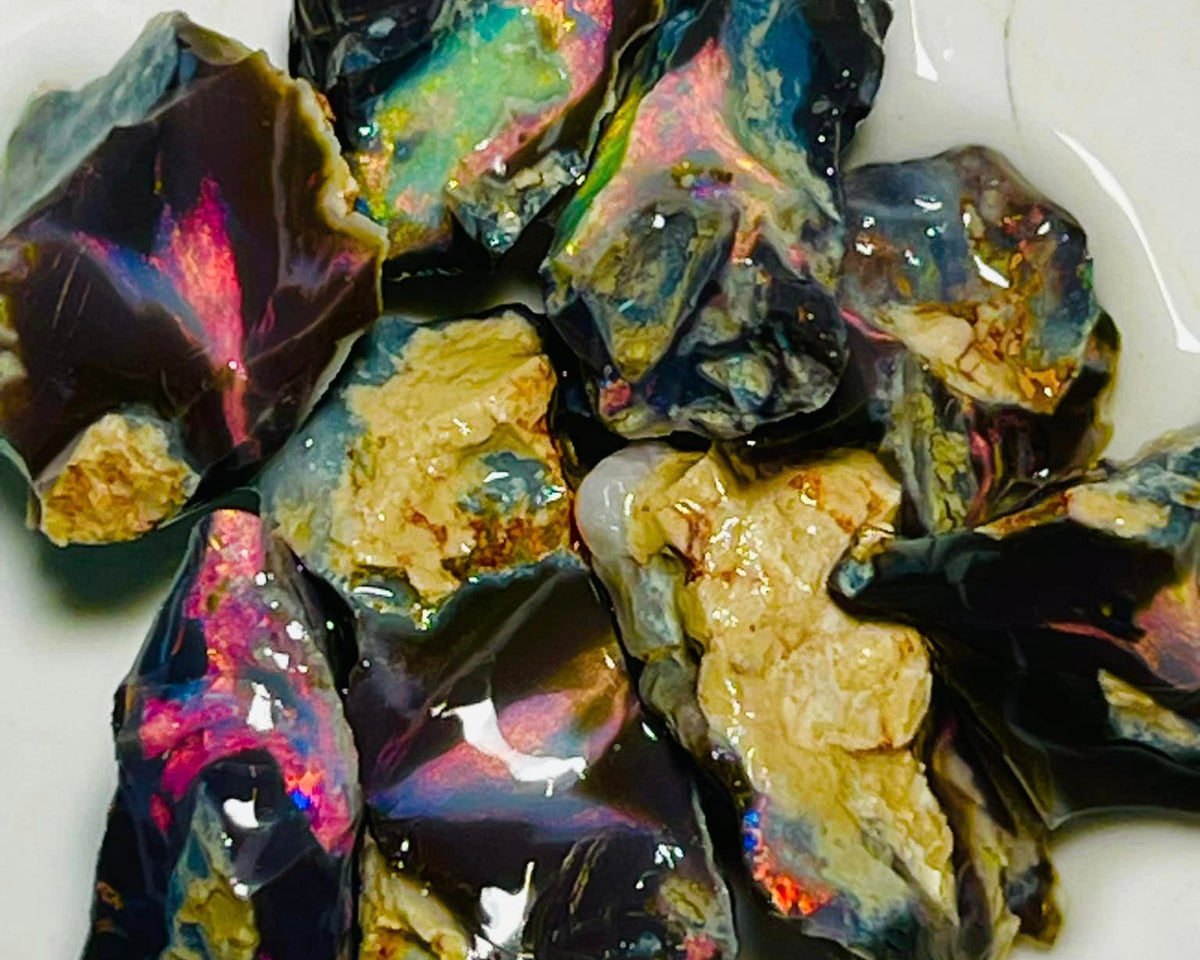 Mulga® Reds on Black/Dark Seam opal 42cts Latest production details being added soon inbox for info MFB26