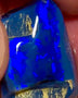 Lightning Ridge Opal Nice Big Rough/Rub Black Crystal Base High Grade From the Miners Bench® 14.5cts Lovely Bright Royal Blue fires 20x14x6mm MFB24