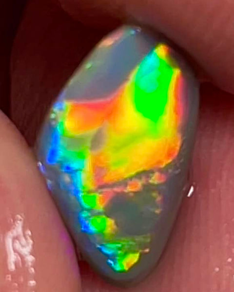 Lightning Ridge Small Opal Rough/Rub/Preform Dark Base Knobby Gem Grade From the Miners Bench® 1.5cts Stunning Bright Multi fires 13x7x2mm MFB48