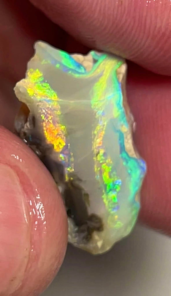 Mulga® Bling Dark Base Cutters Seam opal 17.5cts Stacked Super Bright Rainbow Bars Latest production details being added soon inbox for info MFB36