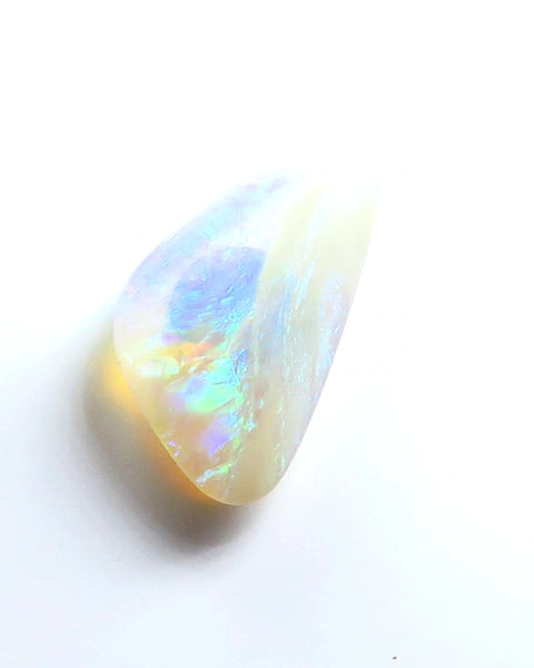 Lightning Ridge Crystal opal Polished Gemstone 1.6cts Polished ready for setting some colours 14x8x2mm WAB12