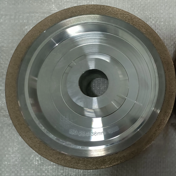 PULSAR DIAMOND® 100#Grit Fully Sintered Diamond Lapidary Cabbing grinding wheel. 10mm Thick Sintered rim Balanced Aluminum Hub 6"/150mm Diameter 1.5"/38mm Wide 1"/25.4mm Bore