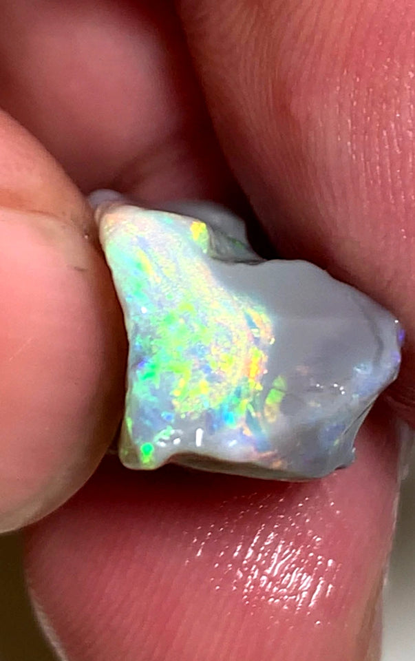 Lightning Ridge Dark Base Candy Opal rough 10cts Rainbow of Gorgeous & Vibrant bright Multifires 20x12x11mm WAA39