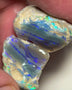 Layer Cake ? Blue Icing ? 36.50cts Lightning Ridge Dark base Crystal knobby opal rough Split 24x15x12 & 20x18x7mm NSW171