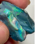 Mulga® Dark base seam opal rough Green/Yellow/Pinks/Oranges dominant fires 28.75cts Wee Warra plains Material To cut  28x23x4 & 28x15x3 mm NEW942