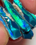 Mulga® Cutters Black / Dark Seam opal rough Stack 26.50cts Wee Warra Plains Super Bright Green/Yellow/Blue/Teals to cut 25x12x3 to 15x11x7mm NEW925