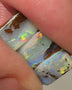 Queensland Boulder opal 6.6cts rough / Rub / preforms Winton Bright Gem Reds & Multifires 10x6x3mm to 9x6x2.5mm WAC71