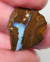 Queensland Boulder Matrix opal 7.5cts rough / rub Winton Blues & Green fires in the veins 20x15x3mm 0624