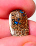 Winton Boulder Opal Gemstone 5.7cts Face showing Bits of Blue Fires only 18x11x3mm 0925