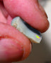 Lightning Ridge Rough Opal 7.00cts Grey base Seam opal with Bright colourful bar showing Small flash of Orange & yellow fires 18x11x6mm A1520