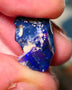 Lightning Ridge Rough Opal 8.50cts Black opal formation showing some nice Blues 17x12x10mm 1401