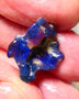 Lightning Ridge Rough Opal 8.50cts Black knobby formation showing some nice Blues 20x18x11mm 1343