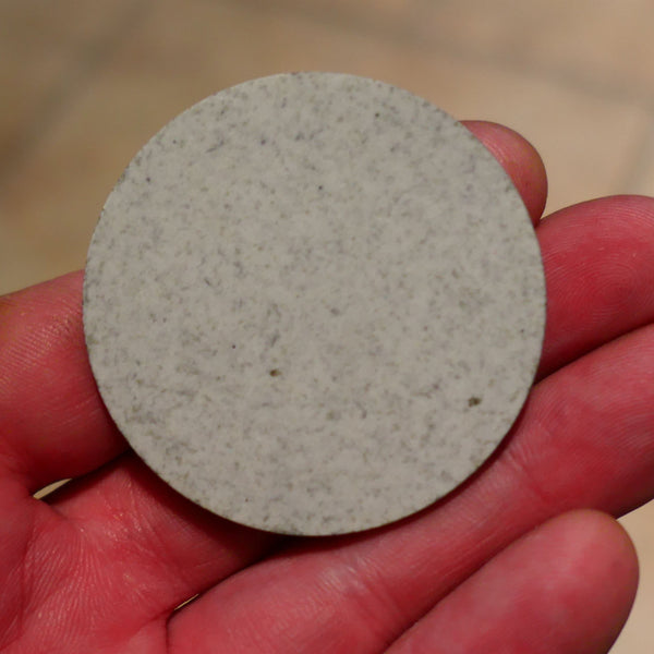 PULSAR DIAMOND™ 2"/50mm  LITTLE LAPPER™  Resin Diamond Hook & Loop back hard resin flat lap mini lapidary 100Grit Grey LL100