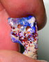 Lightning Ridge Rough Opal 5.5cts Dark Base Seam Gorgeous Vibrant bright blues colours 20x11x5mm Auction NS055