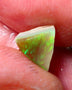 Lightning Ridge Rough / Rub / Preform  Dark Seam opal Miners Bench® 1.30cts Nice Green Fires Slightly Directional 8x6x4mm NS042