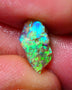 Lightning Ridge Rough Opal 2.50cts Gemmy Seam rough with Gorgeous Vivid & Vibrant Multicolours 14x7x4mm Auction NS067