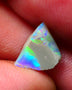 Lightning Ridge Rough / Rub Seam opal Miners Bench® 1.40cts Exotic Bright Yellow/Blue/Teal Fires 11x10x2mm NS093