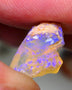 Lightning Ridge Opal Dark Crystal Base Seam Rough Rub 6.25cts Stunning Bright Blue fires 18x10x8mm NS111