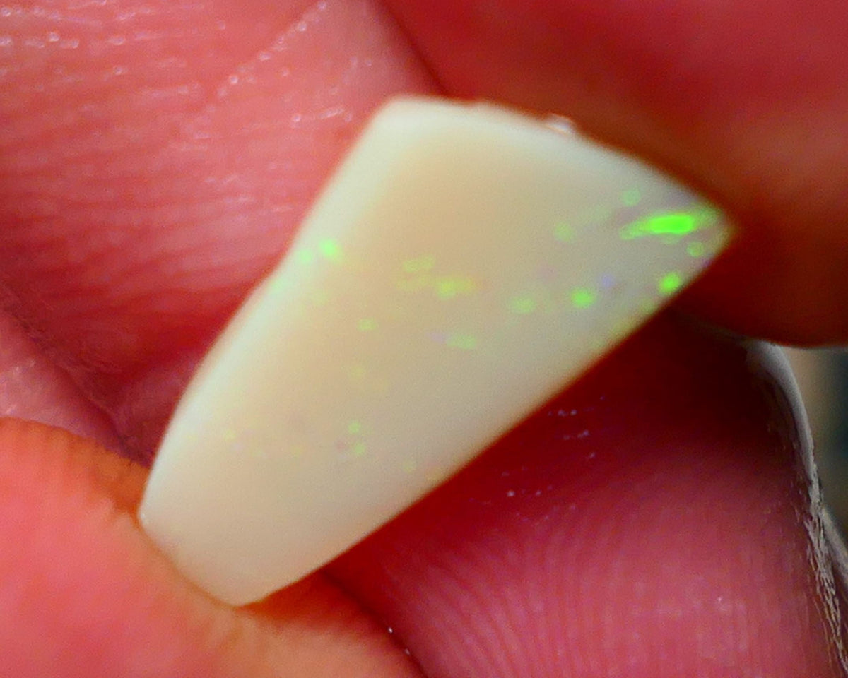 Lightning Ridge Rough / Rub Dark Seam opal 2.20cts Nice Yellow Fires 15x7x2mm NS157