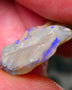 Lightning Ridge Rough Opal 13.00cts Seam Grey base Nice Blue fires in the bar 24x21x5mm NS214