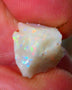 Lightning Ridge Rough Opal 5.25cts Light base Seam showing Bright Gorgeous M.colours 12x12x9mm NS333