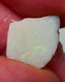 Lightning Ridge Rough Opal 4.00cts Light base Seam with Multifires Gamble Auction 13 13x12x3mm