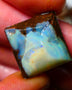 Queensland Boulder / Matrix opal 21cts rough/rub Winton Some Blue fires showing 19x19x7mm  ALP004