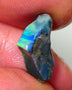 Lightning Ridge Rough Opal 7.25cts Dark Base Seam Bright  Gorgeous Exotic Multifires 18x10x7mm NS349