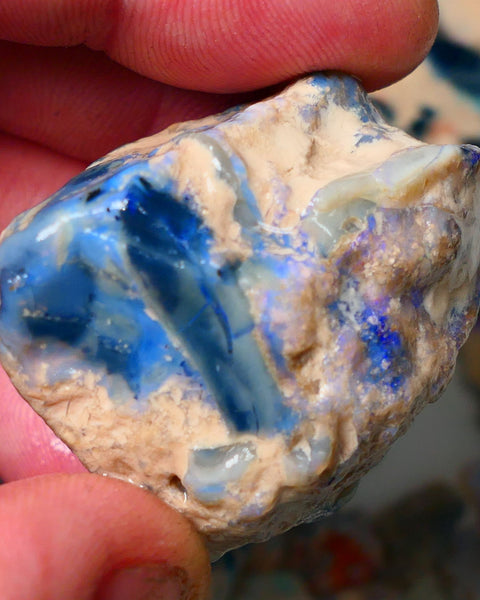 Lightning Ridge Gamble Monster sized 190cts Knobby opal rough showing some colours 37x33x30mm ALP127