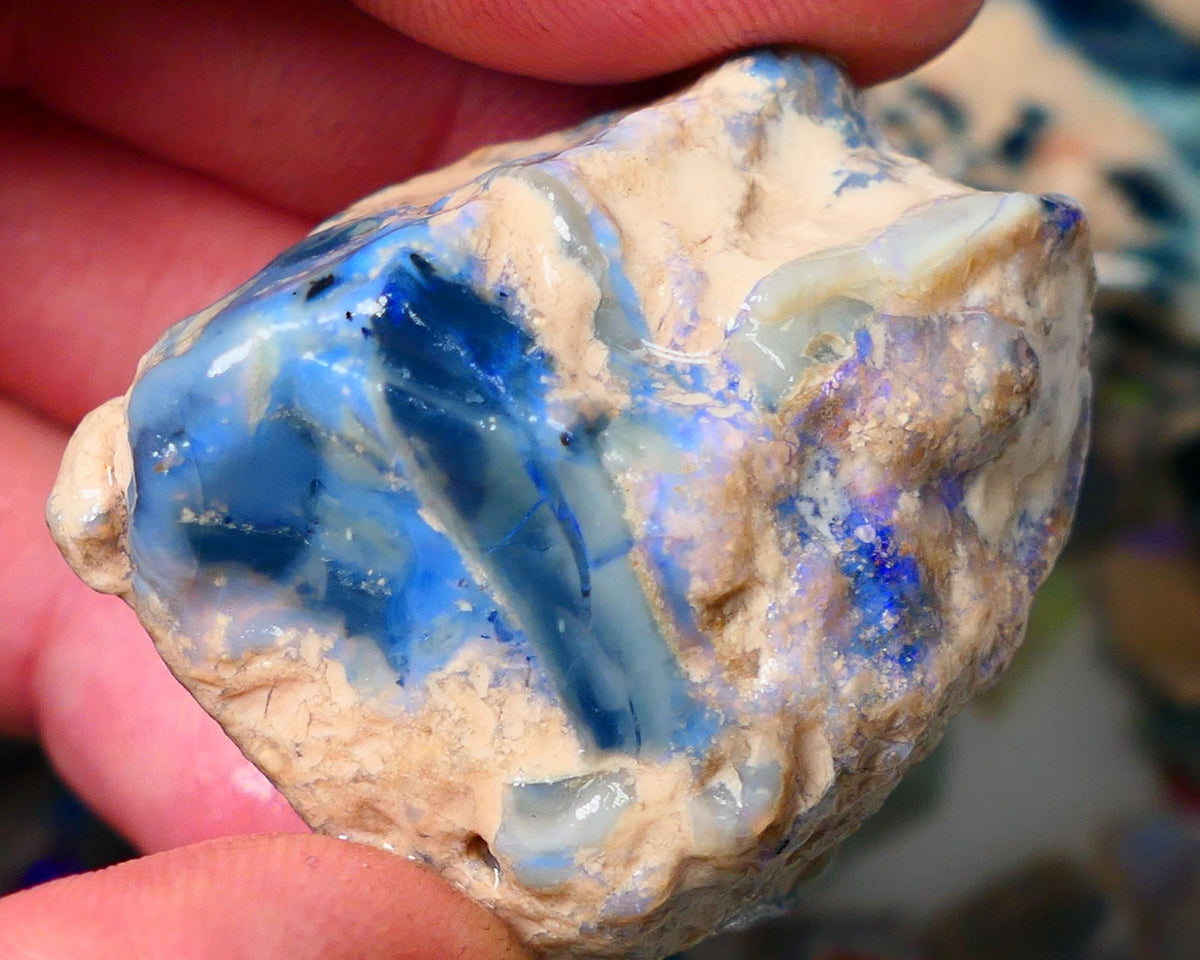 Lightning Ridge Gamble Monster sized 190cts Knobby opal rough showing some colours 37x33x30mm ALP127