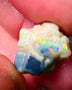 Lightning Ridge Gamble knobby opal rough very Vibrant bright multi colours 17x14x9mm ALP129