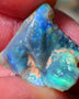 Lightning Ridge Gamble Dark base opal rough 9.75cts showing nice bright colours 18x17x8mm ALP134