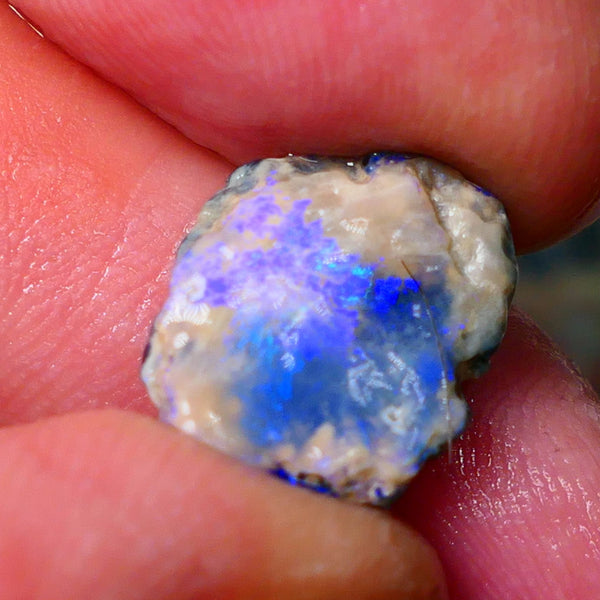 Lightning Ridge Gamble knobby opal rough 5.15cts showing nice bright colours 16x13x5mm ALP141