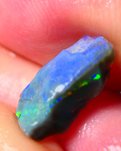 Lightning Ridge Gamble opal rough showing nice bright colours details to come cts ALP1xx